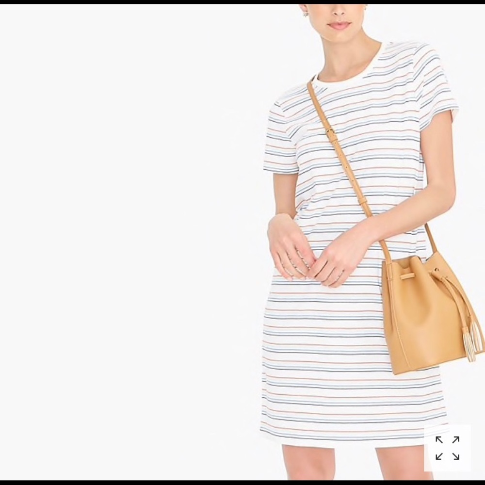 J Crew Striped T-shirt Dress